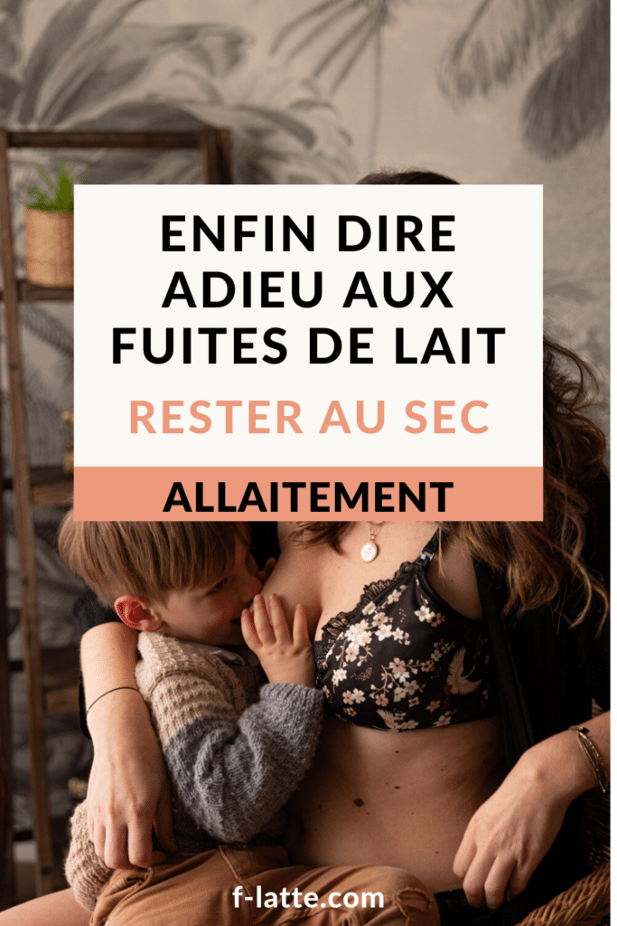 Allaite au sec grâce au soutien-gorge d'allaitement absorbant