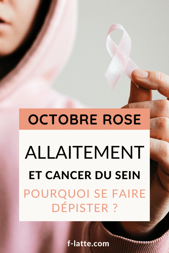 Octobre rose : Allaitement et cancer du sein