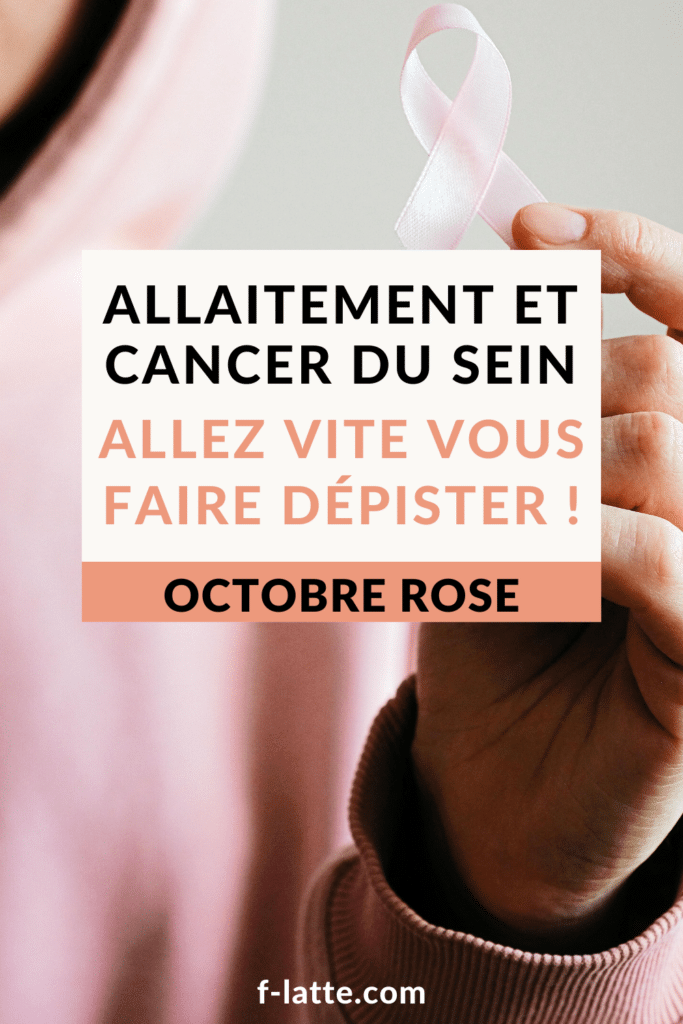 Octobre rose : Allaitement et cancer du sein