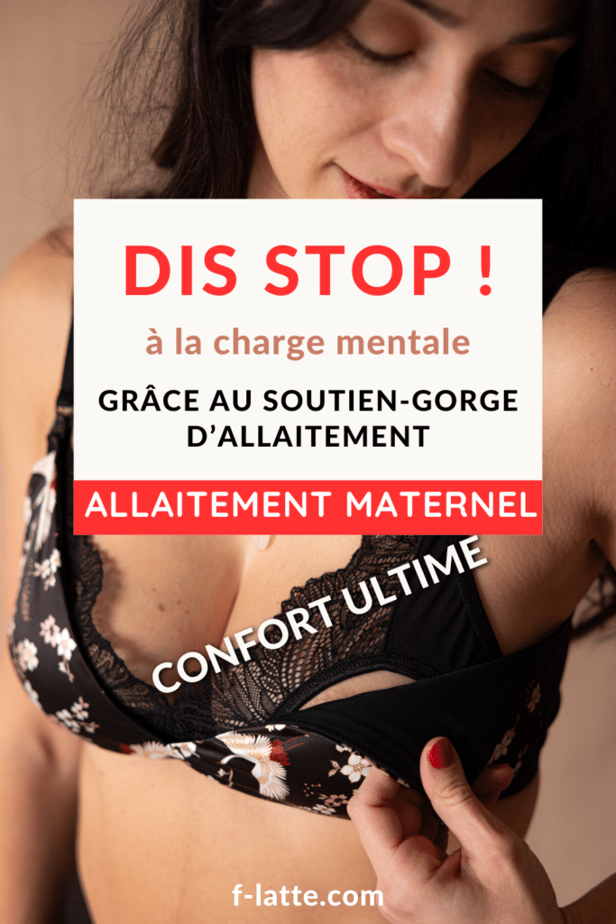 Finit la charge mentale le soutien-gorge d'allaitement absorbant