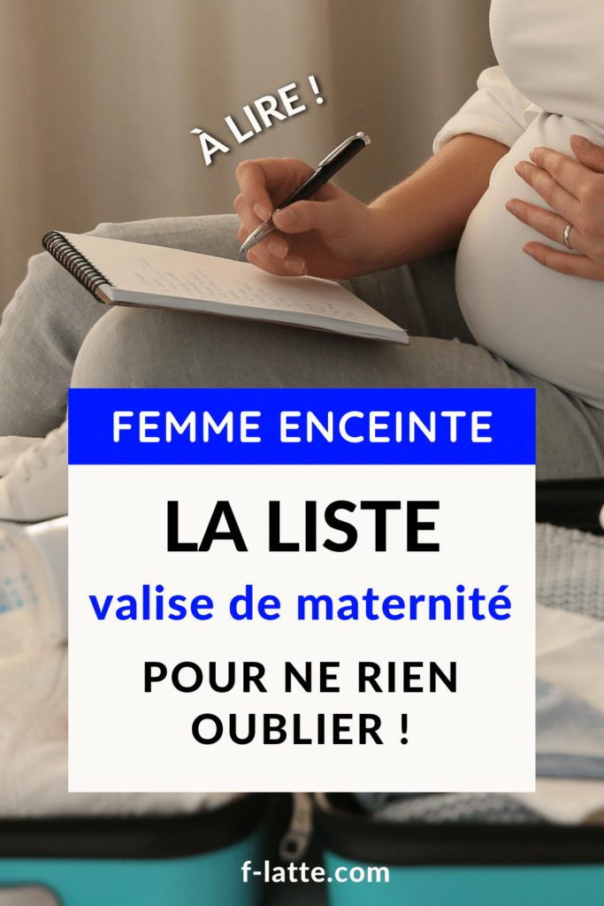 Les indispensables à prendre dans ta valise de maternité