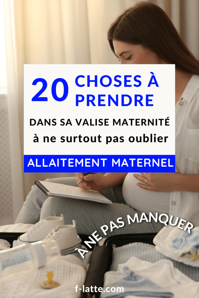 Les indispensables à prendre dans ta valise de maternité