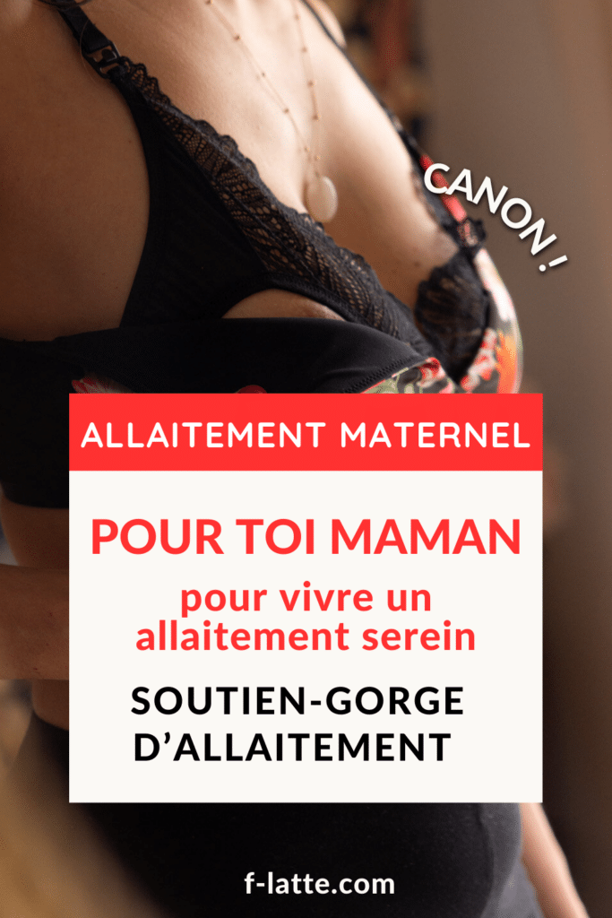 Pour toi maman : le soutien-gorge d'allaitement élégant