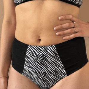 Mona la culotte post partum zébré F'Latté