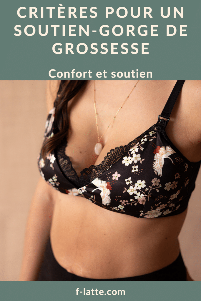 F’Latté : Soutien-gorge de grossesse : Quels sont les critères de confort et de soutien ?