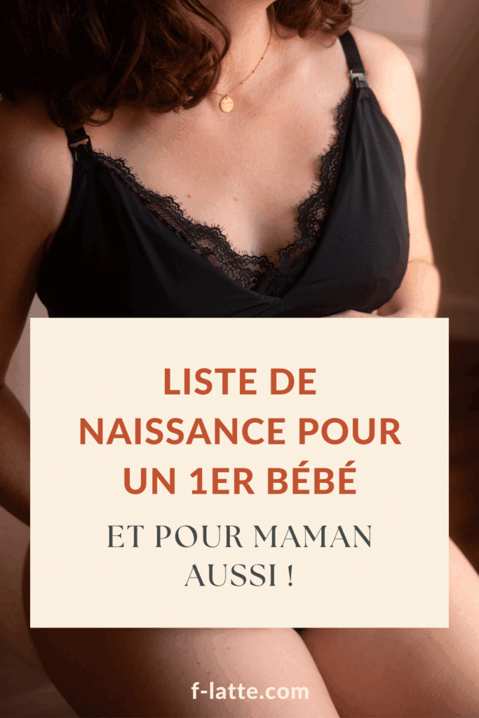 F’Latté : exemple de liste de naissance pour un 1er bébé (et pour maman aussi !)